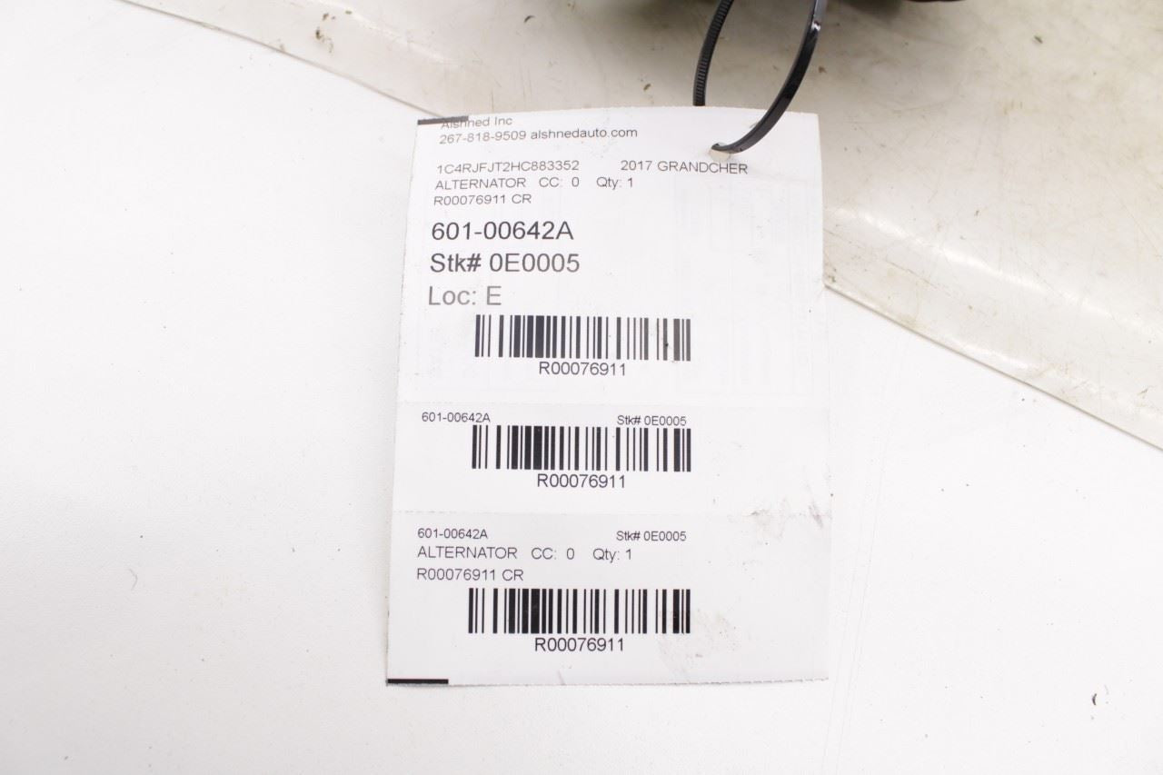 2011-2020 Jeep Grand Cherokee Summit 5.7L Alternator Engine Generator 04801833AB - Alshned Auto Parts