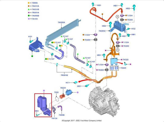 18-22 Ford EcoSport SE 1L Automatic Transmission Oil Pump Assy DG9Z-7P086-J OEM - Alshned Auto Parts