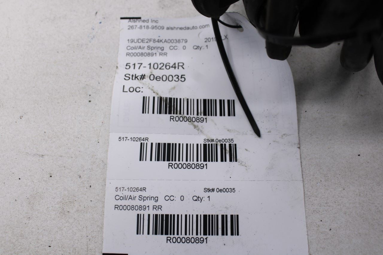 19-22 Acura ILX Techno A-Spec FWD Rear Right and Left Coil Spring 52441-T3R-A01 - Alshned Auto Parts