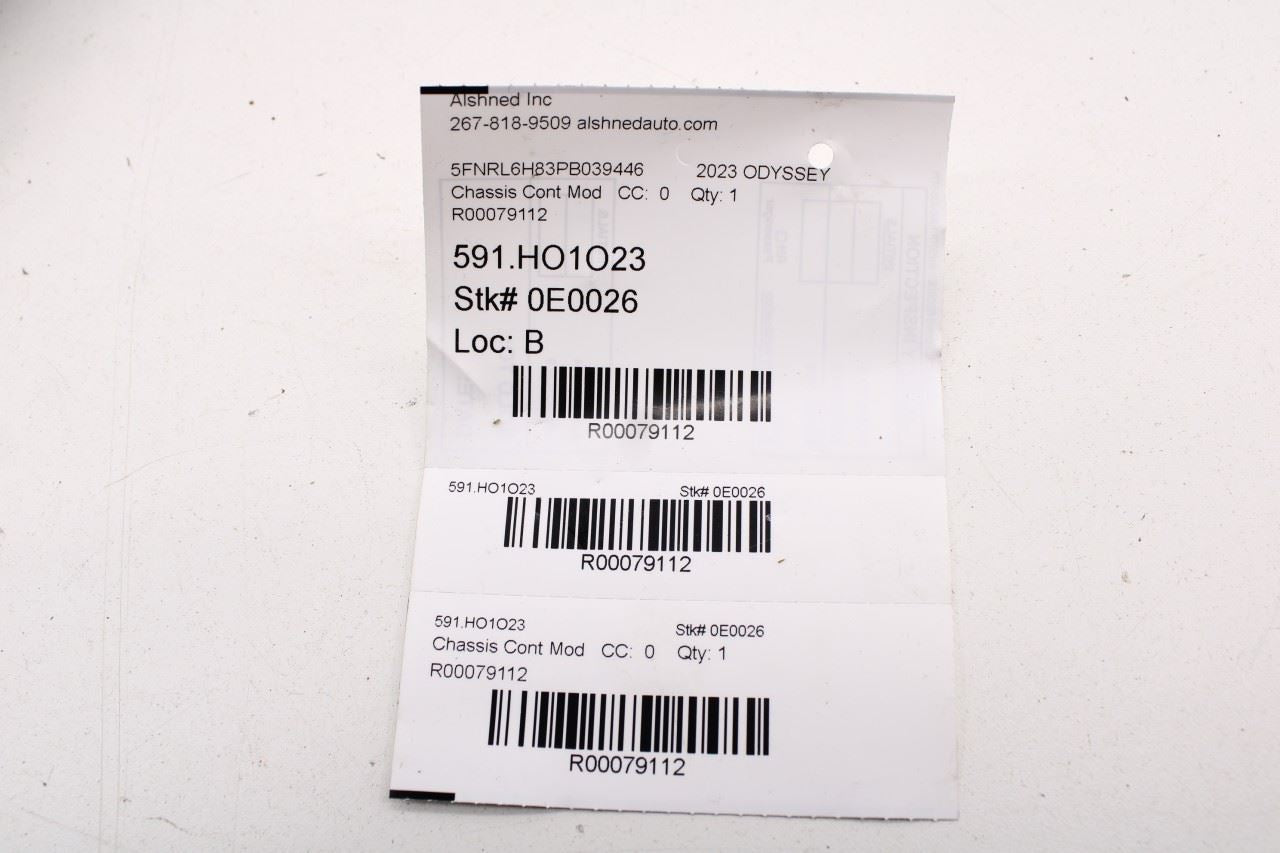 2021-2024 Honda Odyssey Touring Body Computer Control Module 38800-THR-AS20-M1 - Alshned Auto Parts