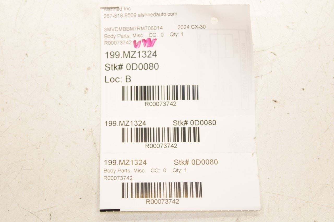20-25 Mazda CX-30 2.5 S Front RH and LH Side Door Sill Scuff Set of 2 DGH968710 - Alshned Auto Parts