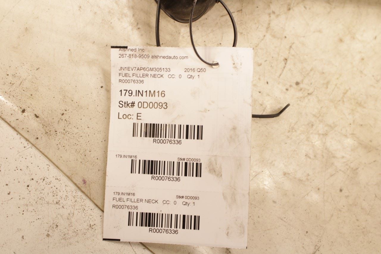 2014-2024 Infiniti Q50 Premium 3.0L Fuel Filler Neck Hose Tube Pipe 17221-4HA0A - Alshned Auto Parts