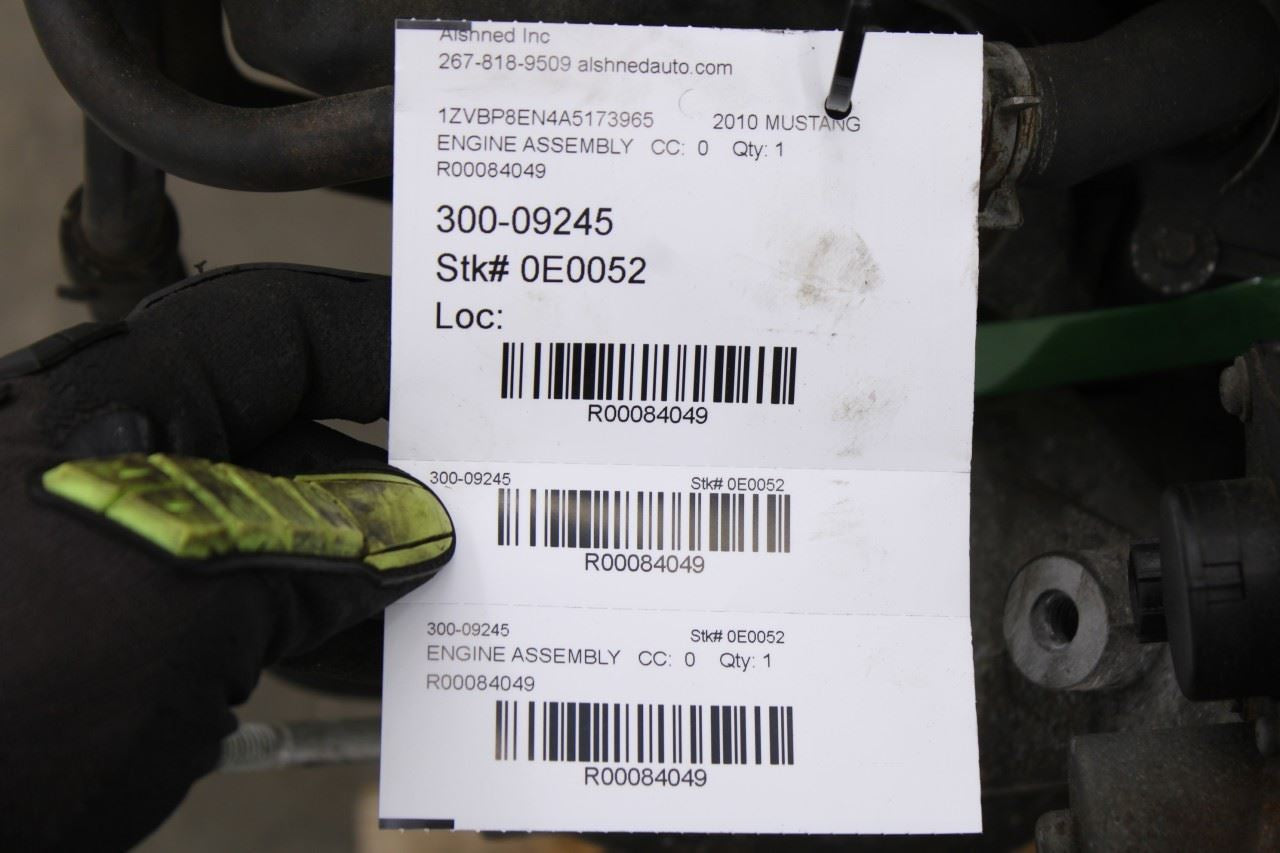 06-10 Ford Mustang Conv V6 4.0L SOHC Engine Motor VIN N 8th digit 126K 0S-974-AA9