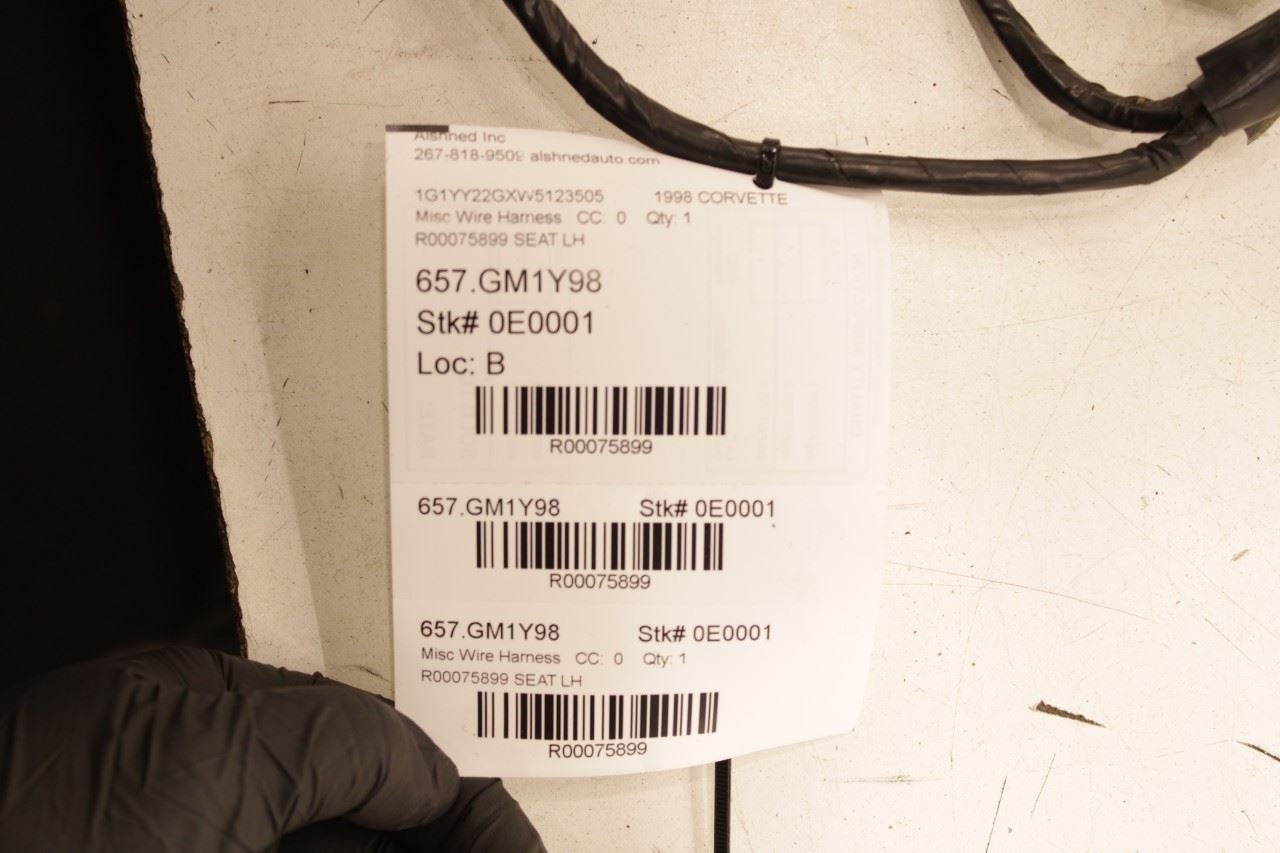 1997-2000 Chevrolet Corvette Front Left Power Seat Track Wire Harness 10401715 - Alshned Auto Parts