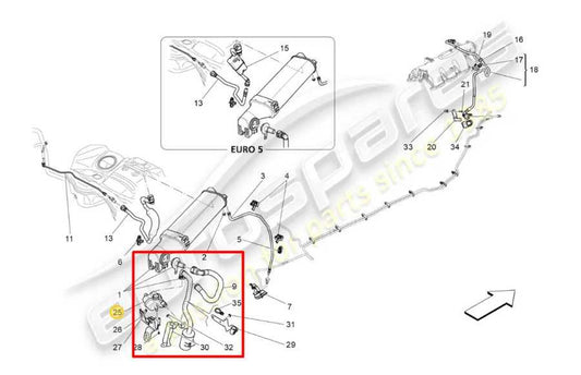 2014-21 Maserati Ghibli S Q4 3.0L Fuel Vapor Canister Leak Detection Sensor Pump - Alshned Auto Parts