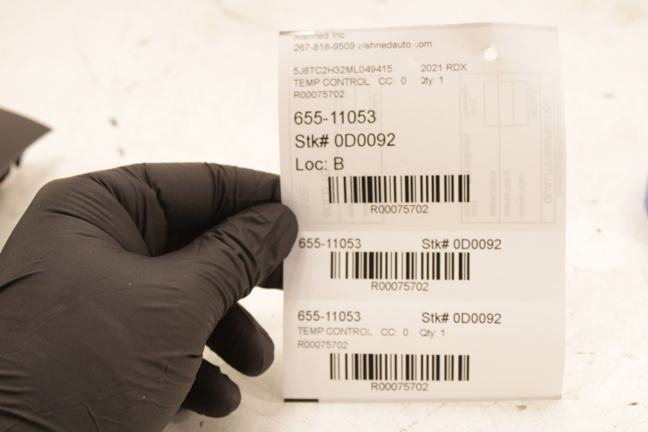 19-2024 Acura RDX SH-AWD Dash Audio AC Heater Temperature Climate Control Panel - Alshned Auto Parts