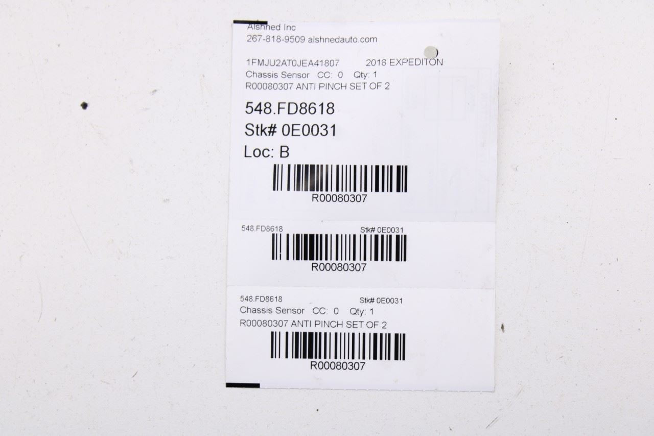 18-24 Ford Expedition Right and Left Liftgate Anti Pinch Sensor JL1B-78406A76-AA21
