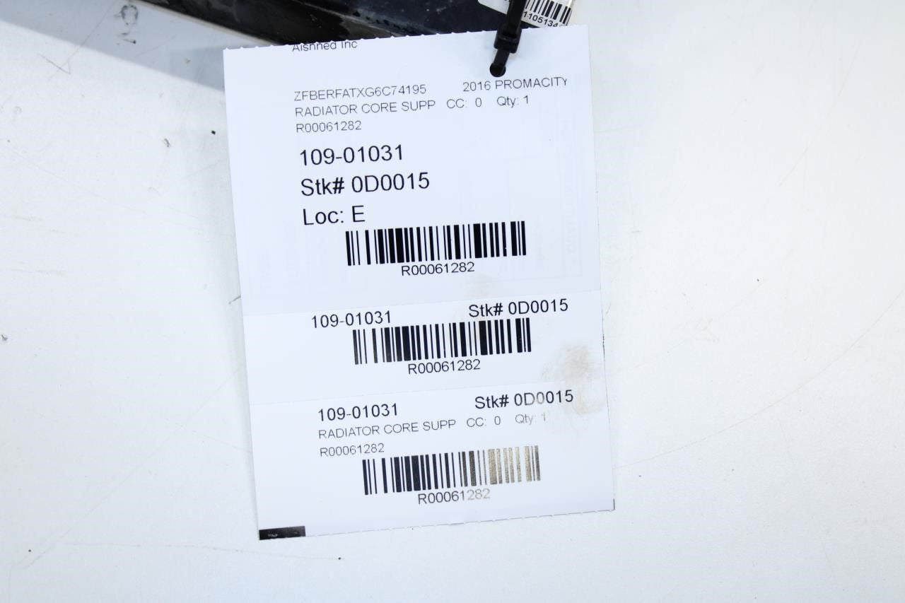 2015-22 Ram ProMaster City Front Bumper Radiator Support Tie Bar 68266801AA OEM - Alshned Auto Parts