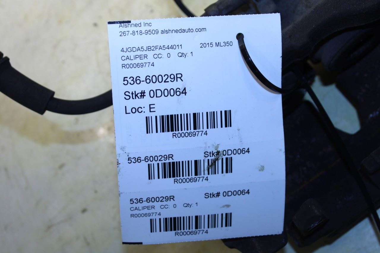 2012-2015 Mercedes-Benz ML350 Front Right Side Brake Disc Caliper 166-421-02-81 - Alshned Auto Parts