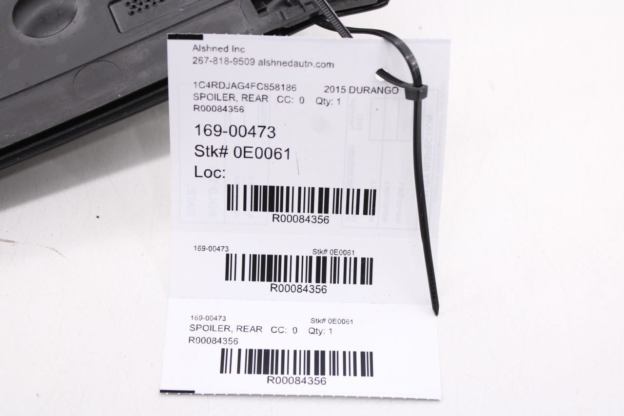 2011-2020 Dodge Durango SXT Rear Liftgate Upper Molding Panel Spoiler 7AF04KXJAC19