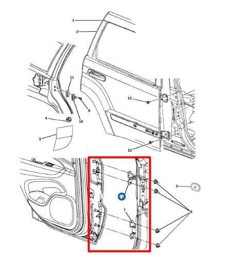 11-21 Jeep Grand Cherokee Rear LH Door Hinge Upper and Lower Set 55113661AC OEM - Alshned Auto Parts