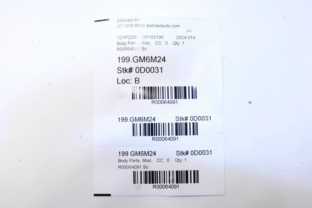 2019-2025 Cadillac XT4 Premium Rear Right Upper Quarter Panel Applique 84749529 - Alshned Auto Parts