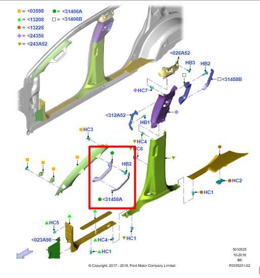18-21 Ford Expedition Front RH A-Pillar Interior Grab Bar Handle JL1Z-7831406-AA - Alshned Auto Parts