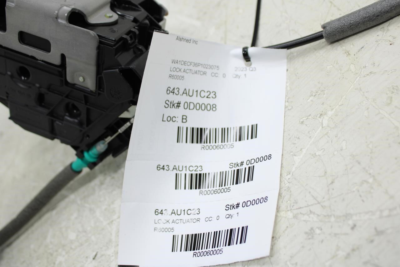2019-2024 Audi Q3 S Line Rear Right Side Door Lock Latch Actuator 83A-839-016-B - Alshned Auto Parts