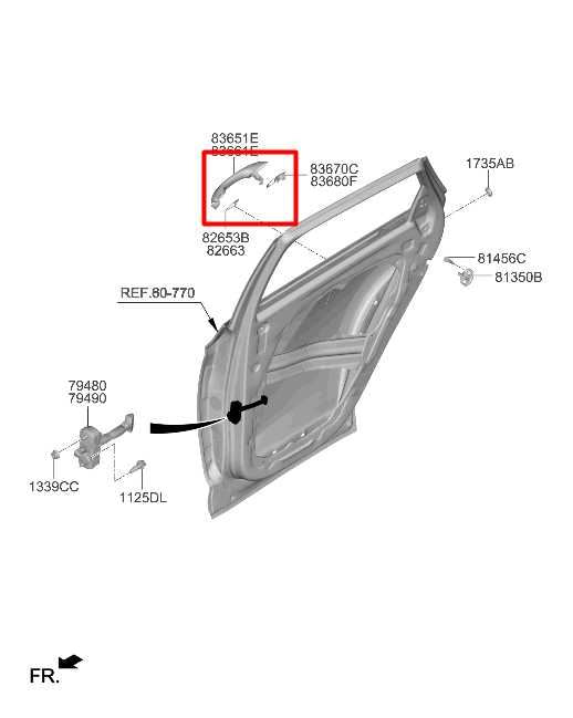 22-23 Hyundai Tucson SEL 2.5L AWD Rear Passenger Right Side Door Exterior Handle - Alshned Auto Parts