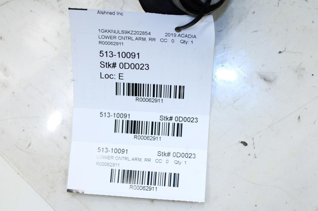 2017-2023 GMC Acadia SLT-1 AWD Rear Right Side Lower Control Arm 84606181 OEM - Alshned Auto Parts