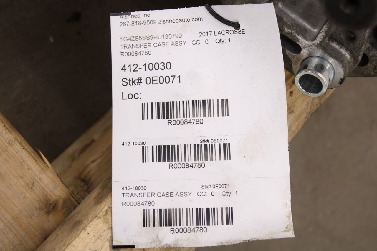 2017 Buick Lacrosse Premium 3.6L AWD Transfer Case 23425394 OEM - Alshned Auto Parts