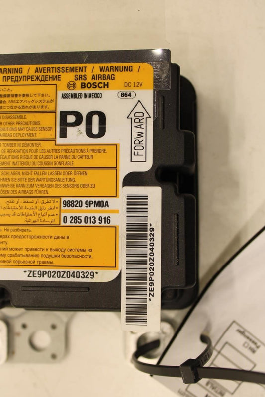 2018-2020 Nissan Pathfinder SV Air Bag SRS Restraints Computer Control Module 98820-9PM0A OEM - Alshned Auto Parts