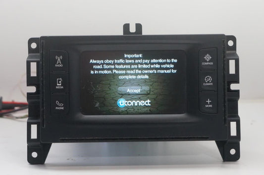 2013-2015 Jeep Cherokee Audio Radio Receiver Uconnect w/ 5'' Display 05091376AD - Alshned Auto Parts