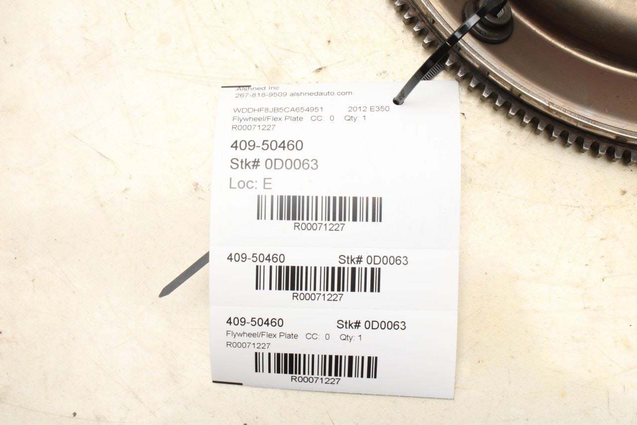 2012-16 Mercedes-Benz E350 Sport 4Matic 3.5L AWD Transmission Flywheel Flexplate - Alshned Auto Parts