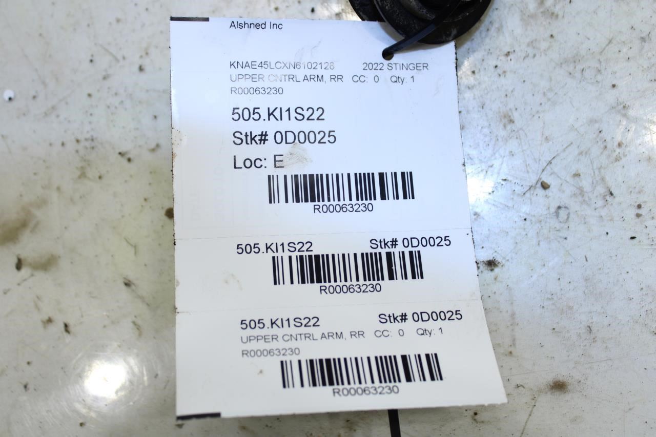 2018-2023 Kia Stinger GT1 AWD Rear Left Side Upper Control Arm 55130-J5000 OEM - Alshned Auto Parts