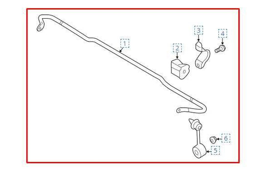 2018-21 Subaru WRX Premium 2L AWD Rear Stabilizer Sway Anti-Roll Bar 20451FG021 - Alshned Auto Parts