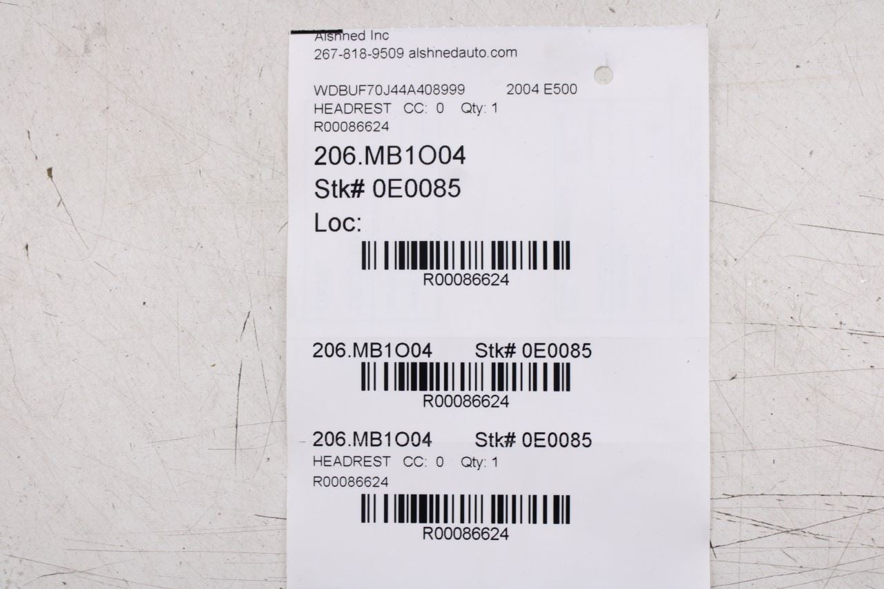 2003-04 Mercedes-Benz E500 5.0L RWD Front Right and Left Side Seat Headrest Set - Alshned Auto Parts