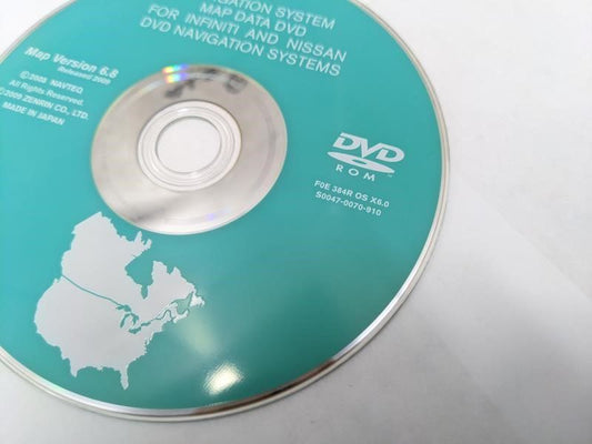 2005 Nissan Titan Navigation System Map Data DVD Version 6.8 S0047-0070-910 OEM - Alshned Auto Parts