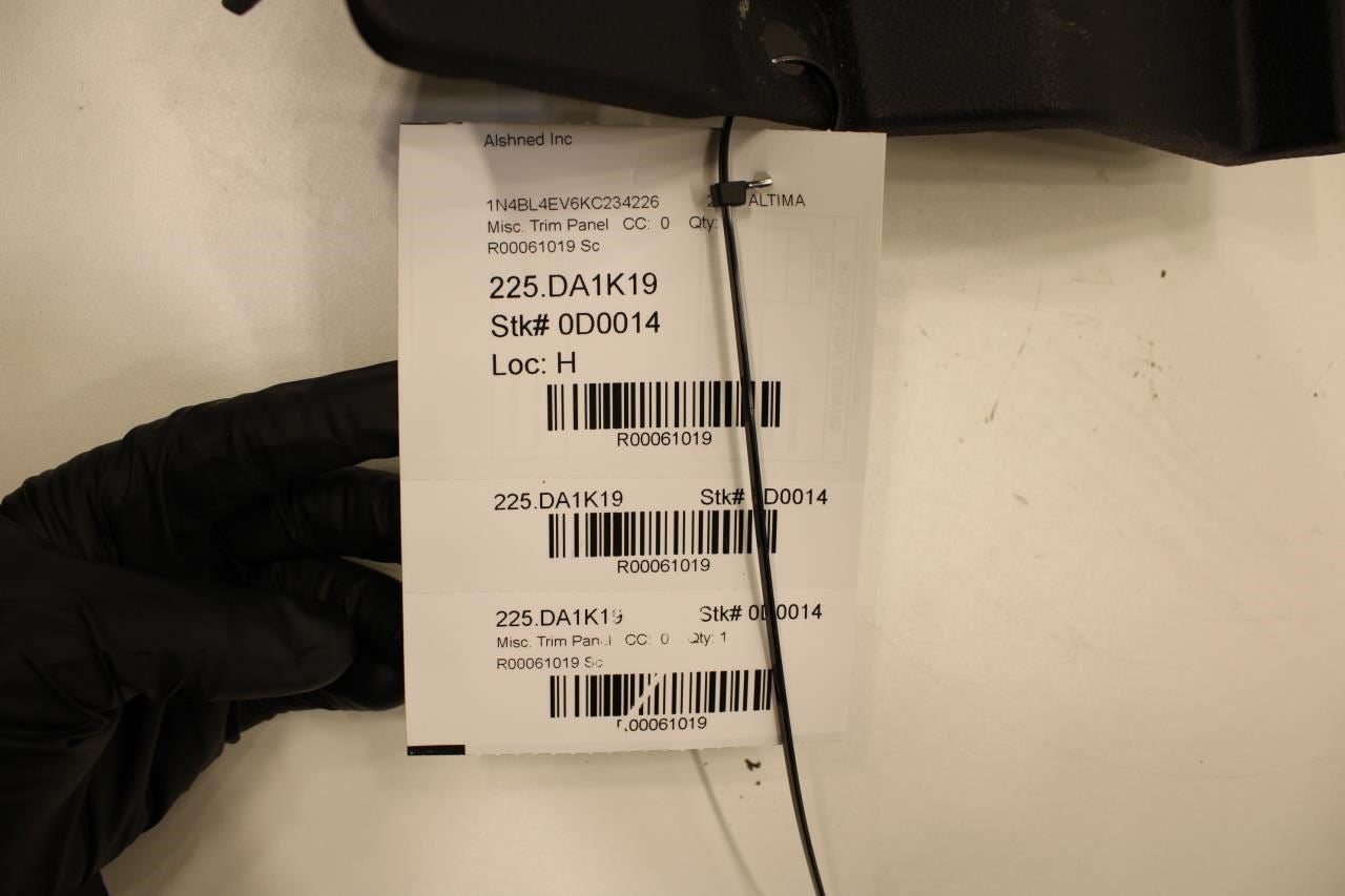 19-24 Nissan Altima SL Rear Interior Trunk Finisher Cover Trim Panel 84920-6CA0A - Alshned Auto Parts