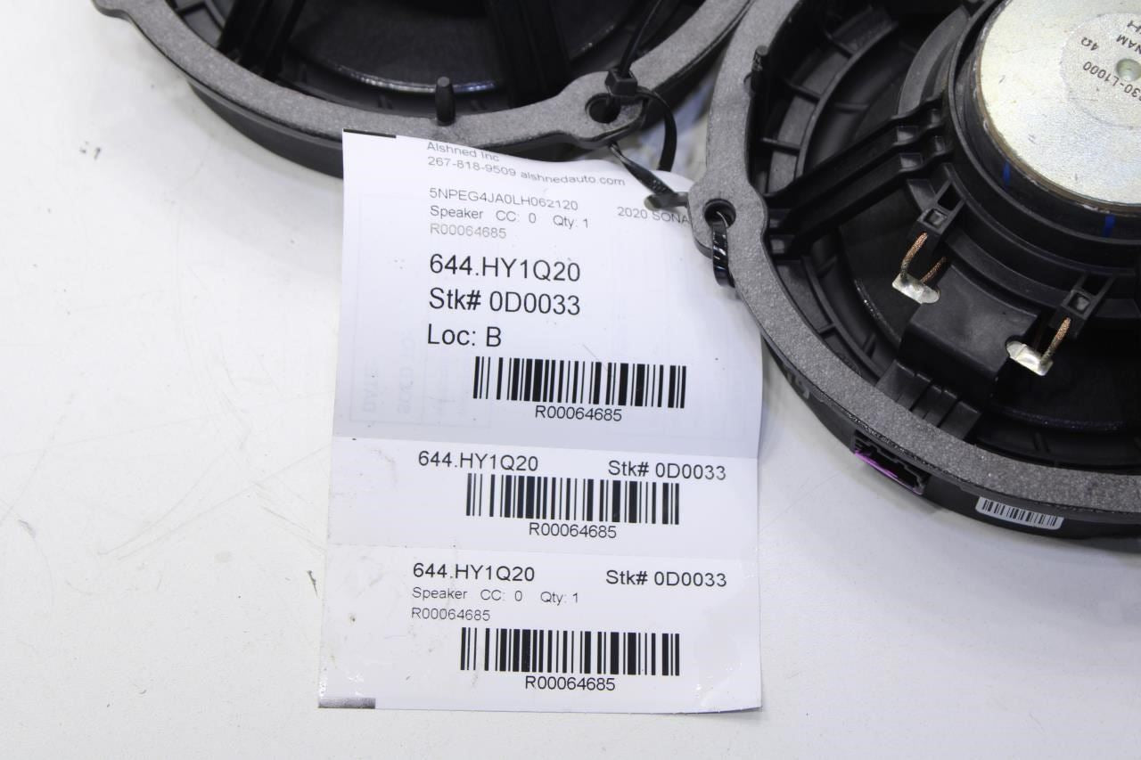 2020-2025 Hyundai Sonata SE Rear Left and Right Door Audio Speakers 96330-L1000 - Alshned Auto Parts