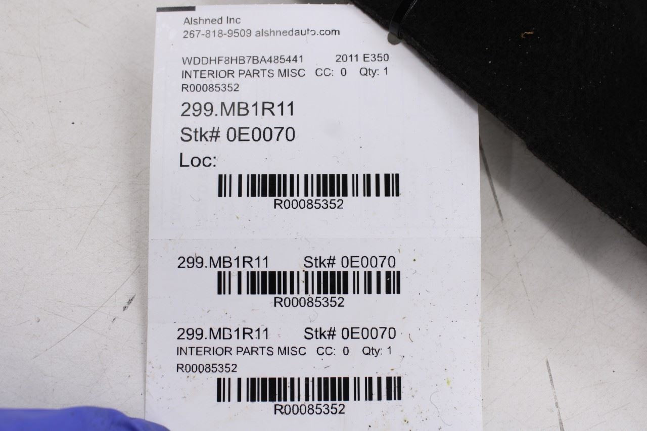 2010-2015 Mercedes-Benz E350 Rear Trunk Floor Trim Spare Tire Liner 2126900141 - Alshned Auto Parts