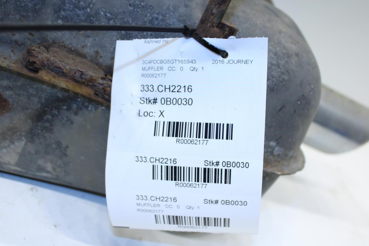 2012-2016 Dodge Journey 3.6L FWD Rear Right Exhaust System Muffler 05147031AG - Alshned Auto Parts
