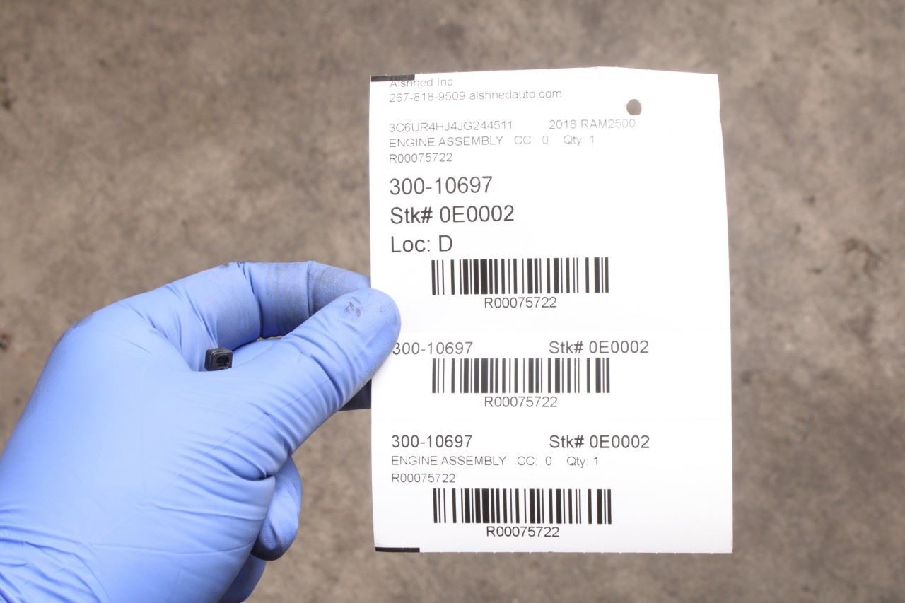 2018-2024 RAM 2500 3500 6.4L Engine Motor VIN J 8th digit 66K 68411230AA OEM - Alshned Auto Parts
