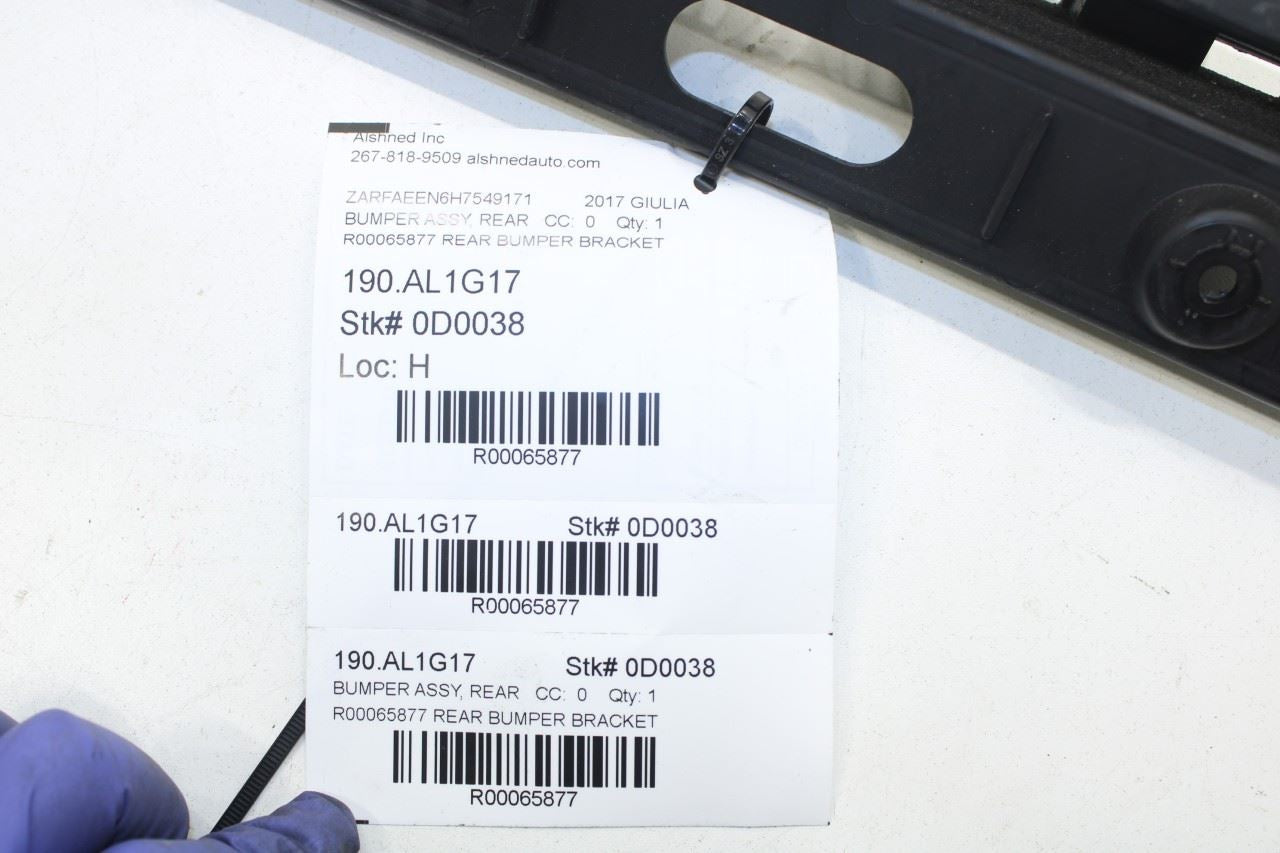 2017-2024 Alfa Romeo Giulia Ti AWD Rear Bumper Bracket Set R65877 - Alshned Auto Parts