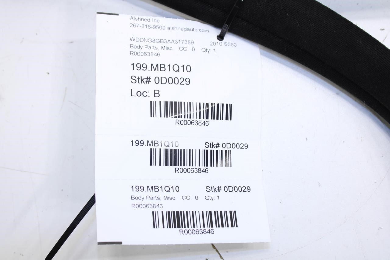 2007-2013 Mercedes-Benz S550 Front Left Door Weatherstrip On Body 221-697-05-51 - Alshned Auto Parts