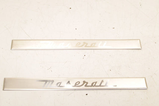 2014-17 Maserati Ghibli S Q4 Front Right and Left Door Step Sill Plate Trim Pair - Alshned Auto Parts