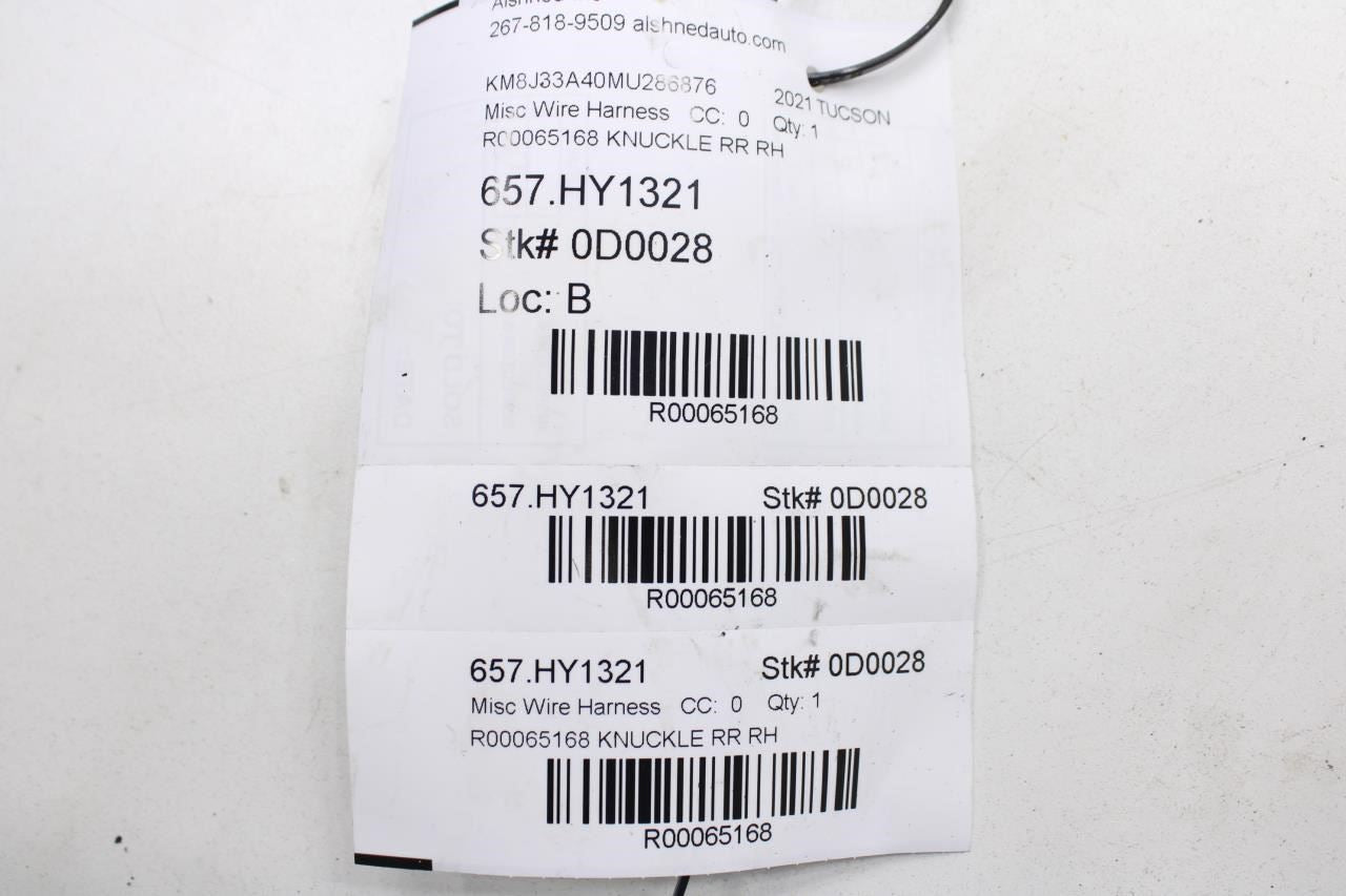 2016-21 Hyundai Tucson Value Rear Right Side ABS Wheel Speed Sensor 91921-D3010 - Alshned Auto Parts