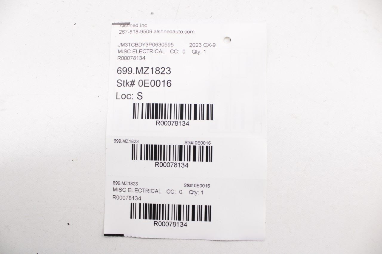 2021-2023 Mazda CX-9 Grand Touring Center Console Dual USB Media Hub TC3M669U0B - Alshned Auto Parts