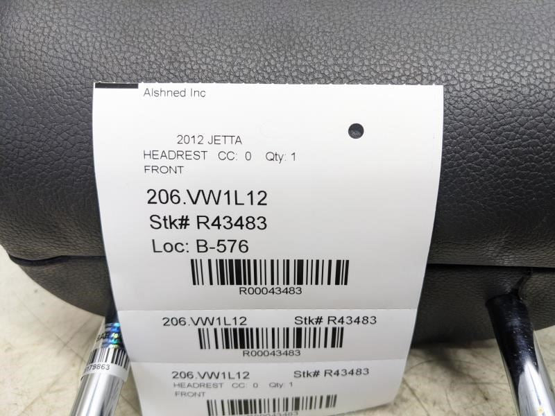 11-14 Volkswagen Jetta Front LH/RH Seat Headrest Leather 1K0-881-901-BR-WLY OEM - Alshned Auto Parts