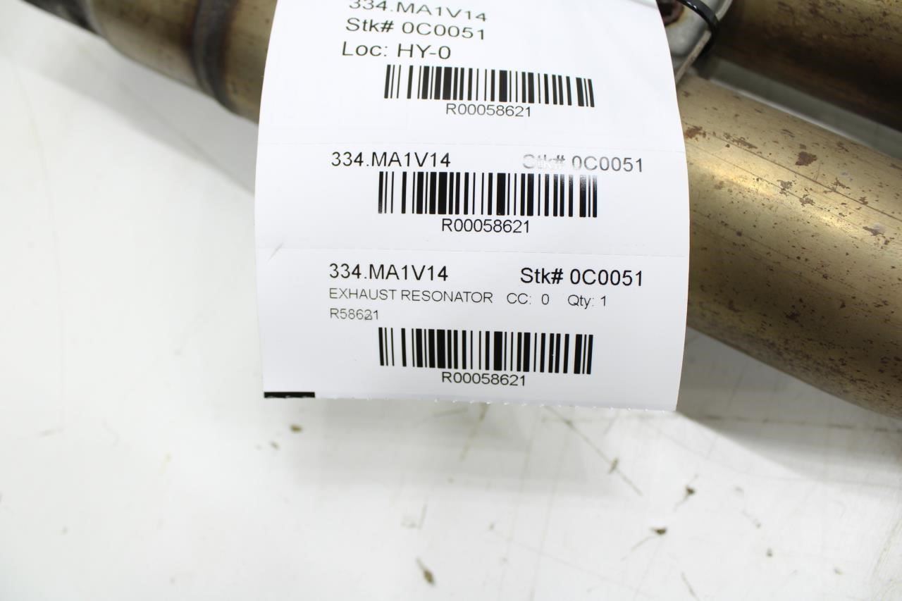 2014-20 Maserati Ghibli 3.0L Exhaust Center Muffler Resonator Pipe 670103686 OEM - Alshned Auto Parts