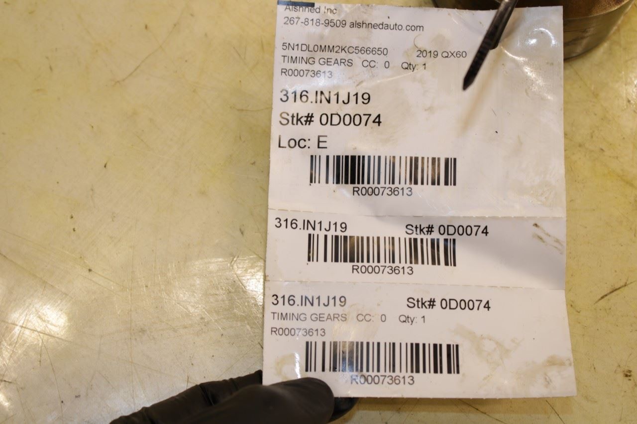 2015-24 Infiniti QX60 Pure 3.5L Exhaust Engine VVT Camshaft Sprocket 13025-9HP1C - Alshned Auto Parts