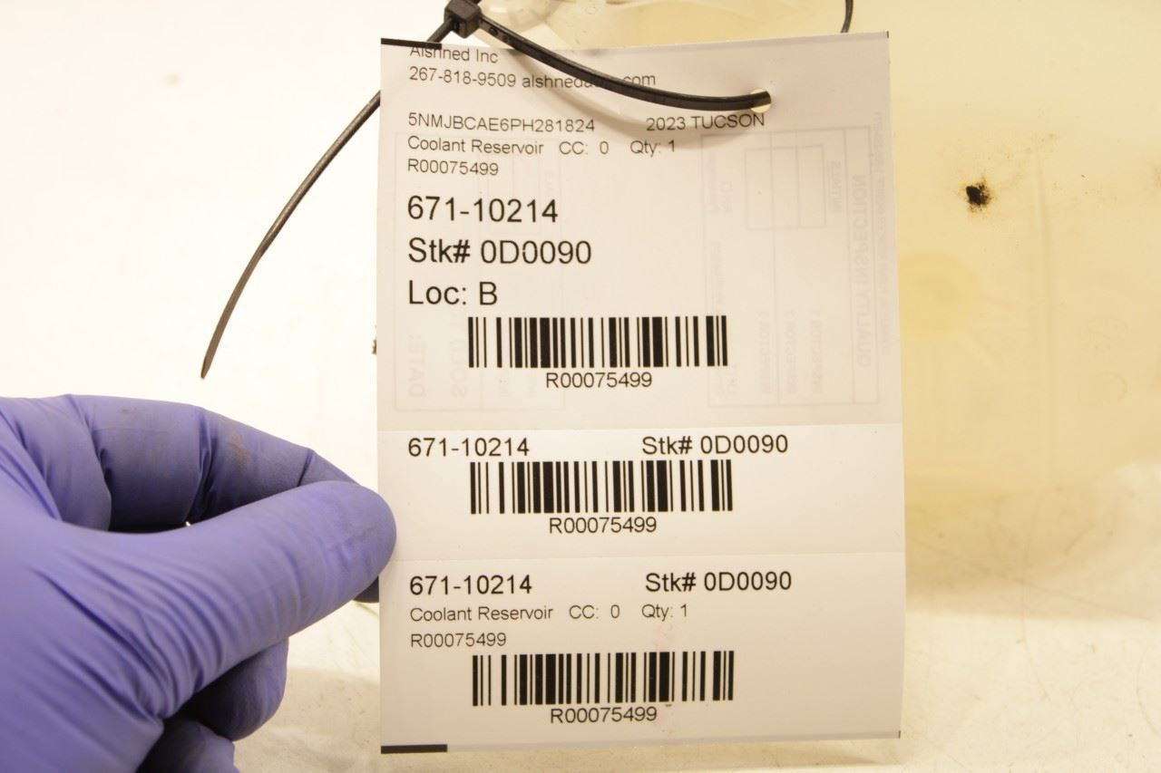 2022-2025 Hyundai Tucson SEL 2.5L Radiator Coolant Reservoir Bottle 25430-R5000 - Alshned Auto Parts