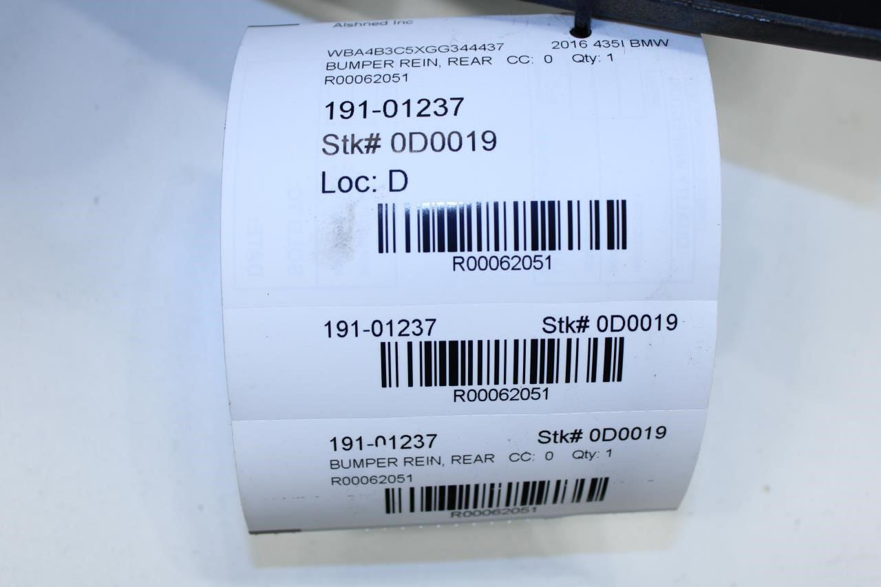 2015-16 BMW 435i Gran Coupe Rear Bumper Reinforcement Impact Bar 51-12-7-285-543 - Alshned Auto Parts