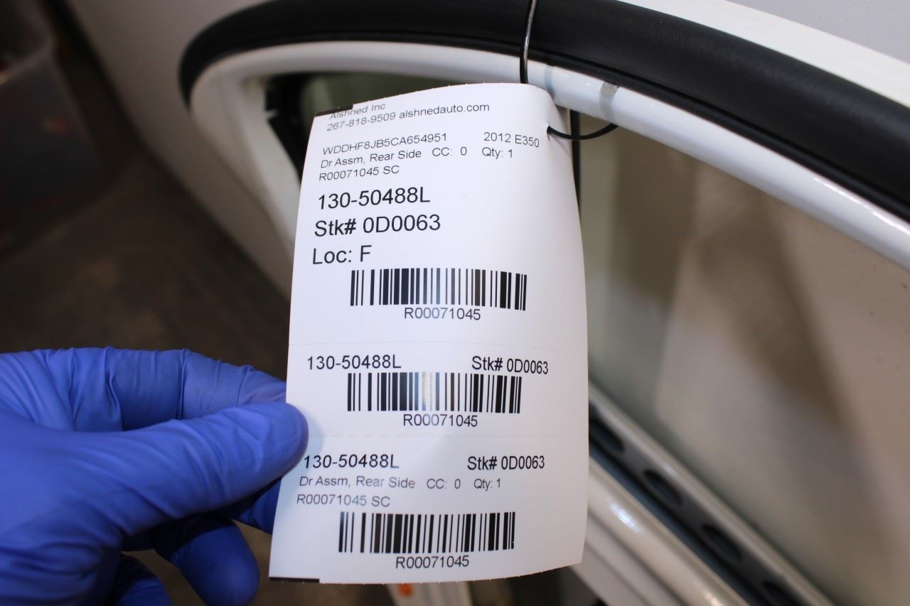 2010-13 Mercedes-Benz E350 Sport 4Matic Rear Left Door Shell Panel 212-730-01-05 - Alshned Auto Parts