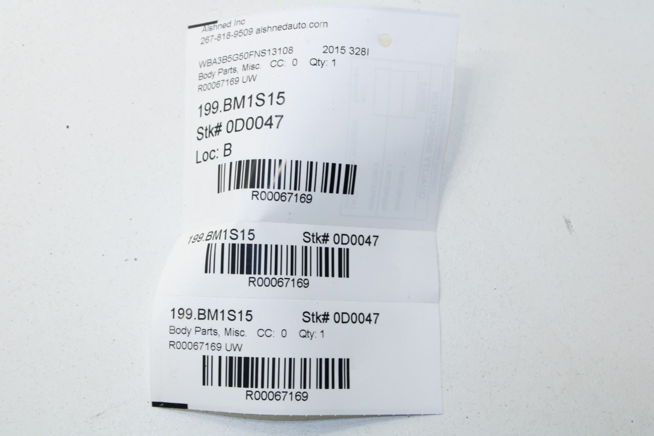 13-15 BMW 328I xDrive SULEV FR and RR RH and LH Door Sill Scuff Plate Set of 4 - Alshned Auto Parts