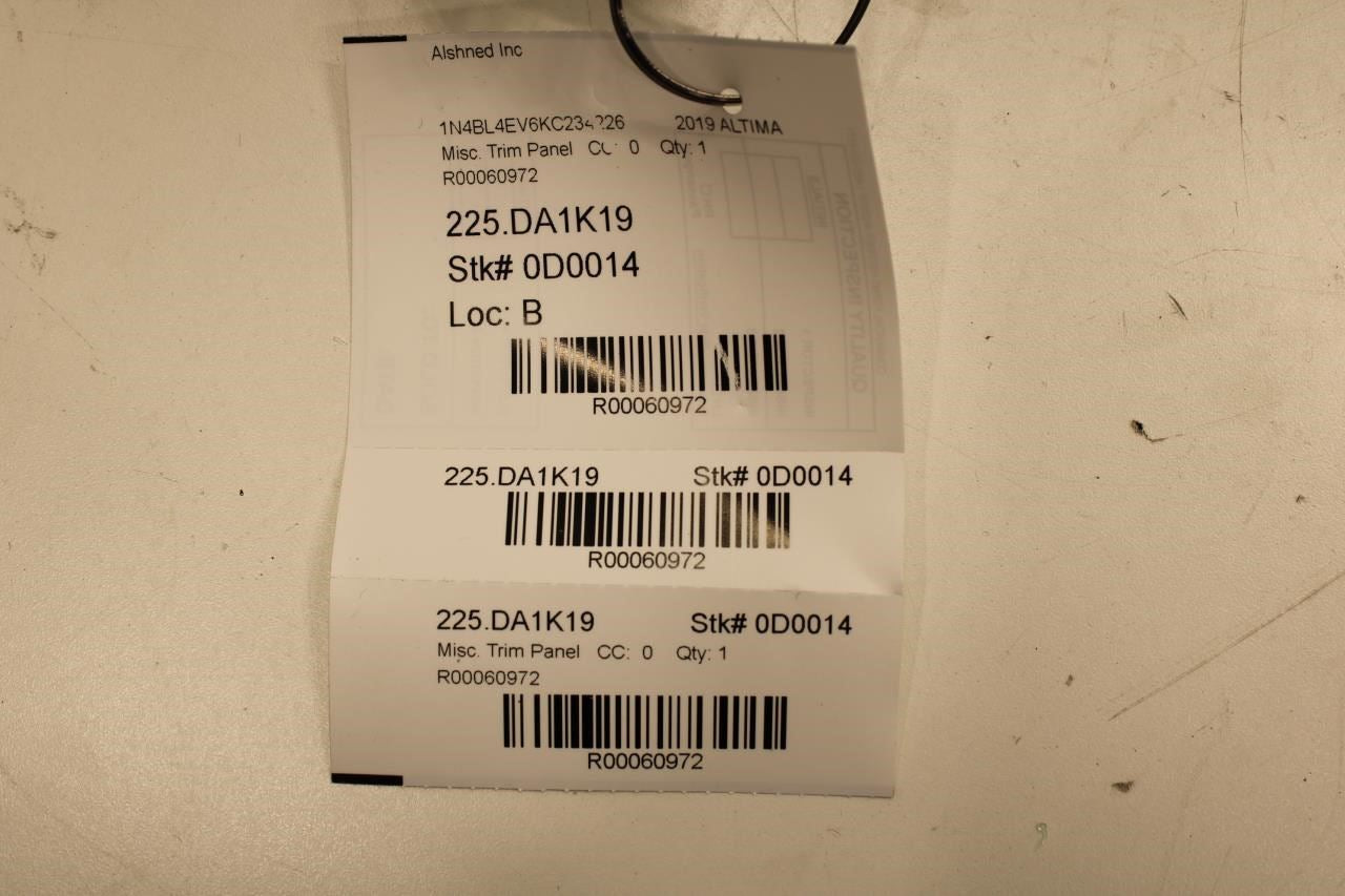 2019-24 Nissan Altima SL 2.5L Dash Center Bezel Trim Cover Panel 68260-6CA0A OEM - Alshned Auto Parts