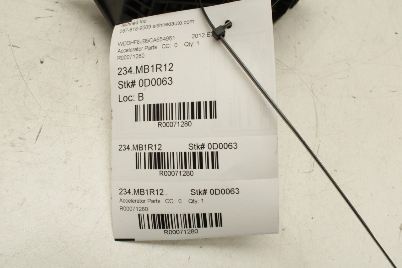 10-14 Mercedes-Benz E350 Sport 4Matic 3.5L Accelerator Throttle Gas Pedal Sensor - Alshned Auto Parts