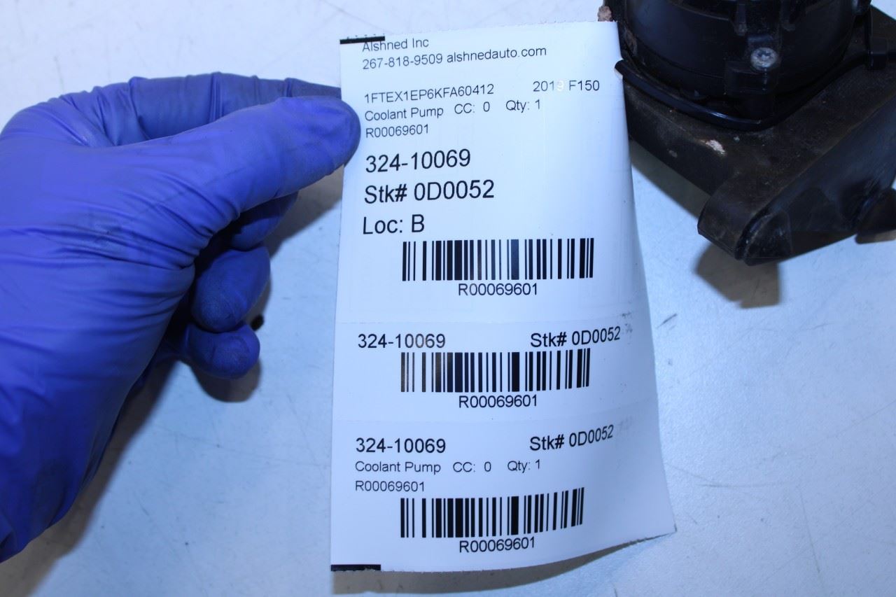 2015-2020 Ford F150 XL Super Cab 2.7L 4WD Engine Coolant Auxiliary Water Pump - Alshned Auto Parts