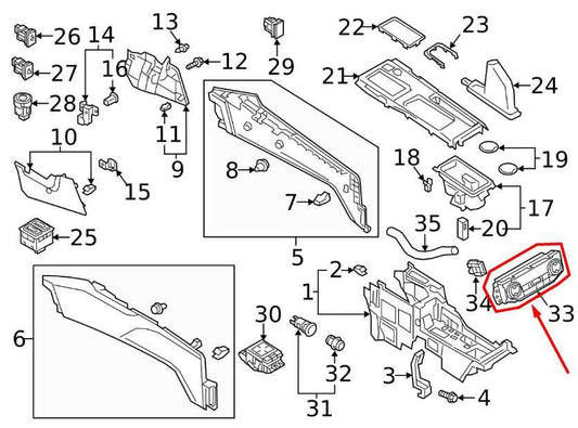 20-25 Mitsubishi Eclipse Cross ES AC Heater Temperature Climate Control 7820B355 - Alshned Auto Parts