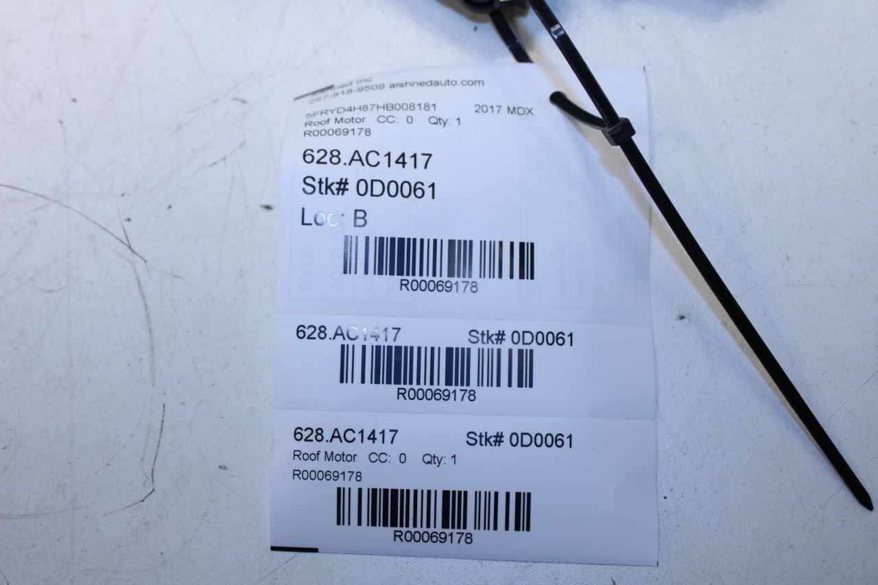 2016-2020 Acura MDX Advance Sun Roof Sunroof Motor 70450-TZ5-A111 OEM - Alshned Auto Parts